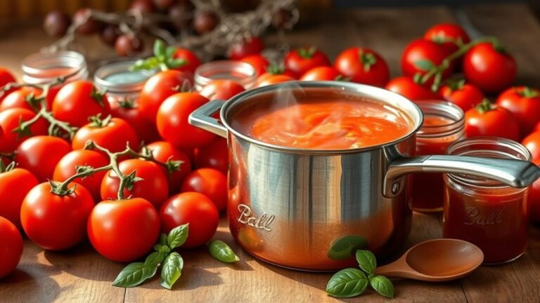 canning homemade tomato soup