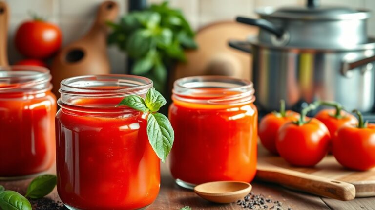 canning homemade tomato soup