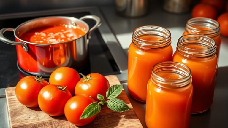 canning homemade tomato soup