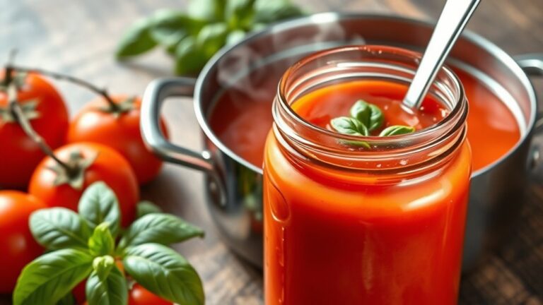 canning tomato basil soup