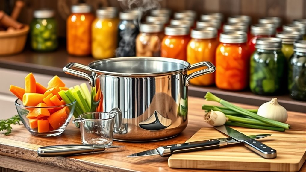 canning tools for turkey soup