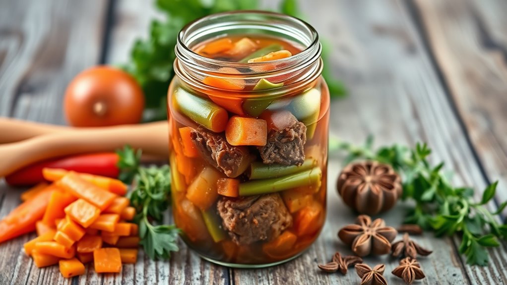 canning vegetable beef soup