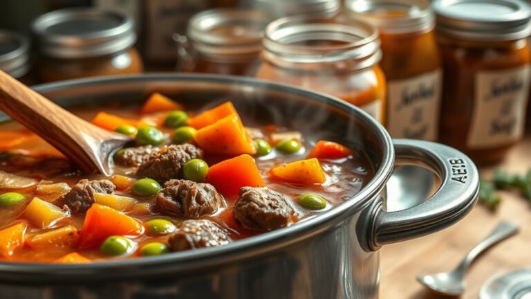canning vegetable beef soup