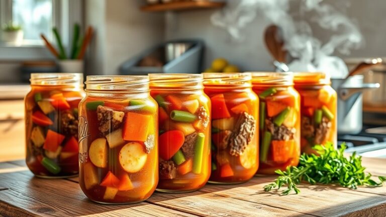 canning vegetable beef soup