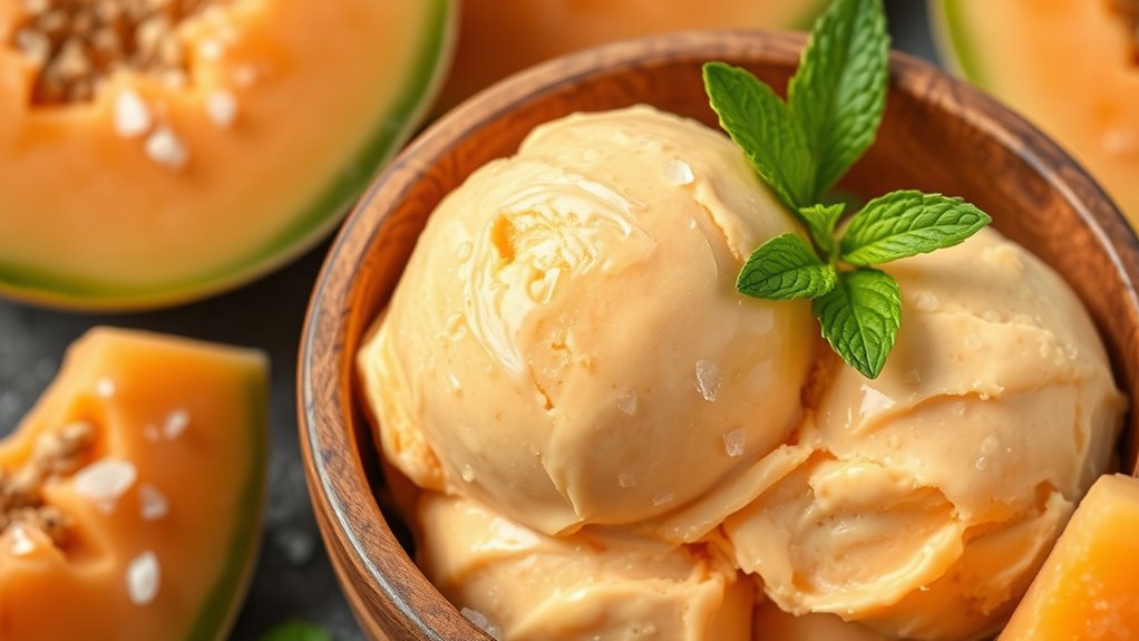 cantaloupe ice cream recipe