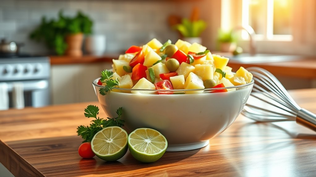 careful potato salad preparation