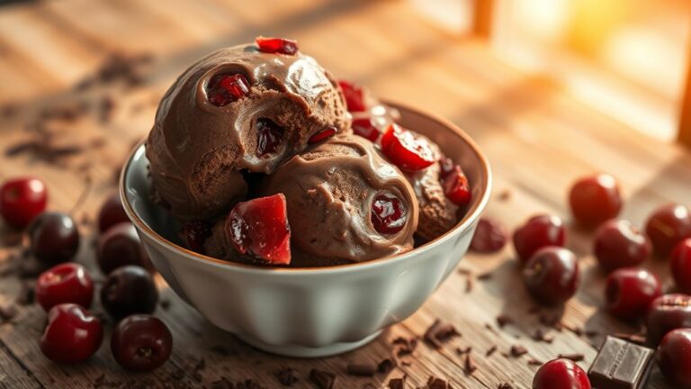 cherry chocolate chunk ice cream