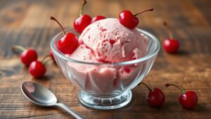 cherry flavored ice cream recipe