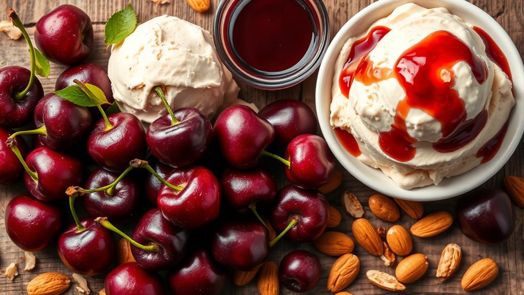 cherry nut ice cream ingredients