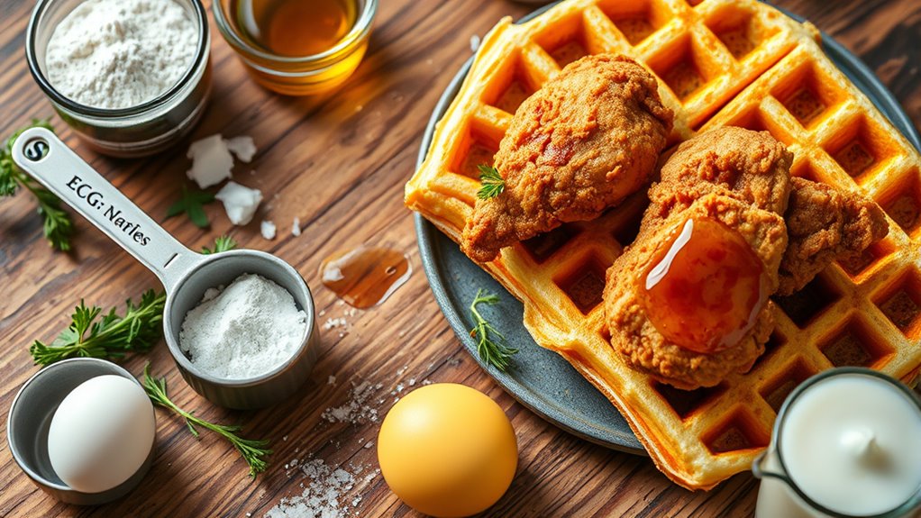 chicken and waffle ingredients