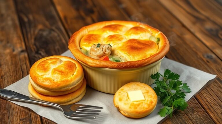 chicken pot pie biscuits