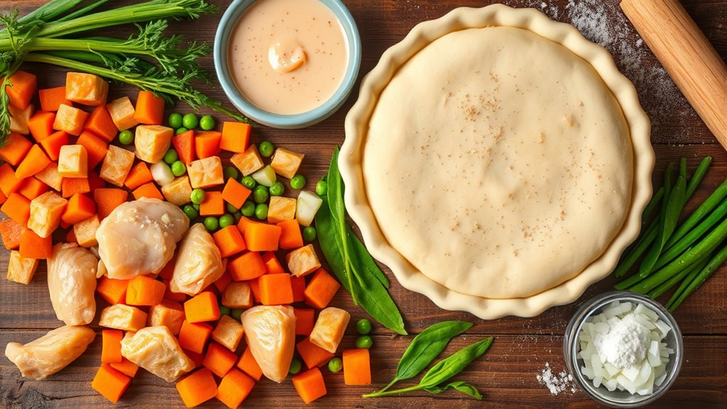 chicken pot pie ingredients list