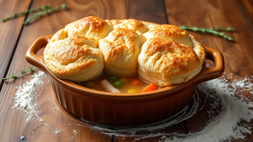 chicken pot pie preparation