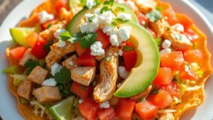 chicken tostada salad recipe