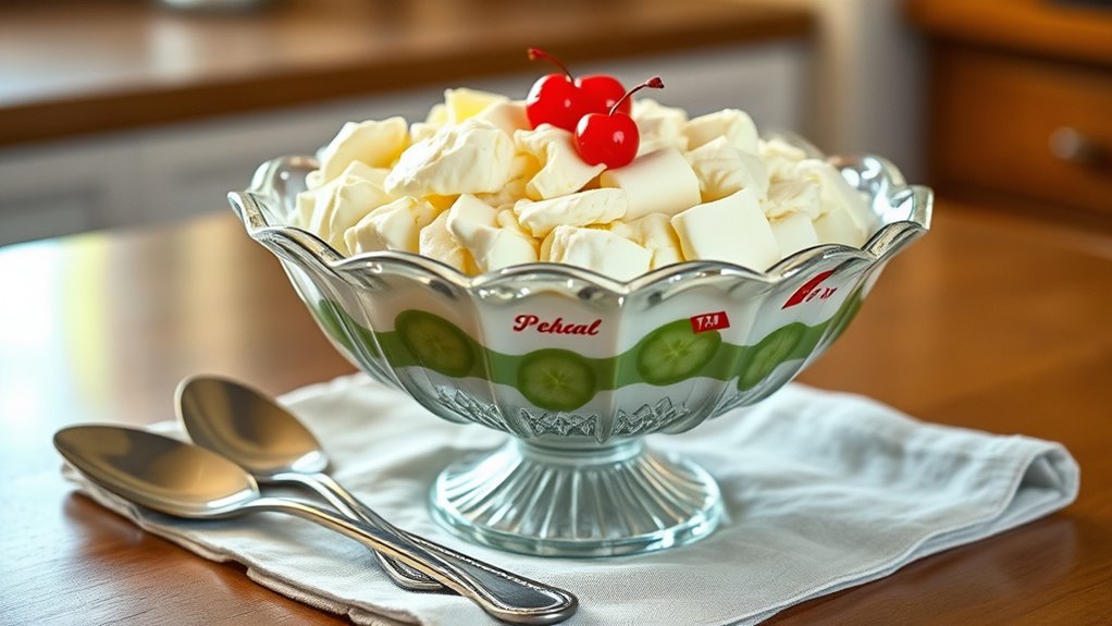 chill scoop garnish serve