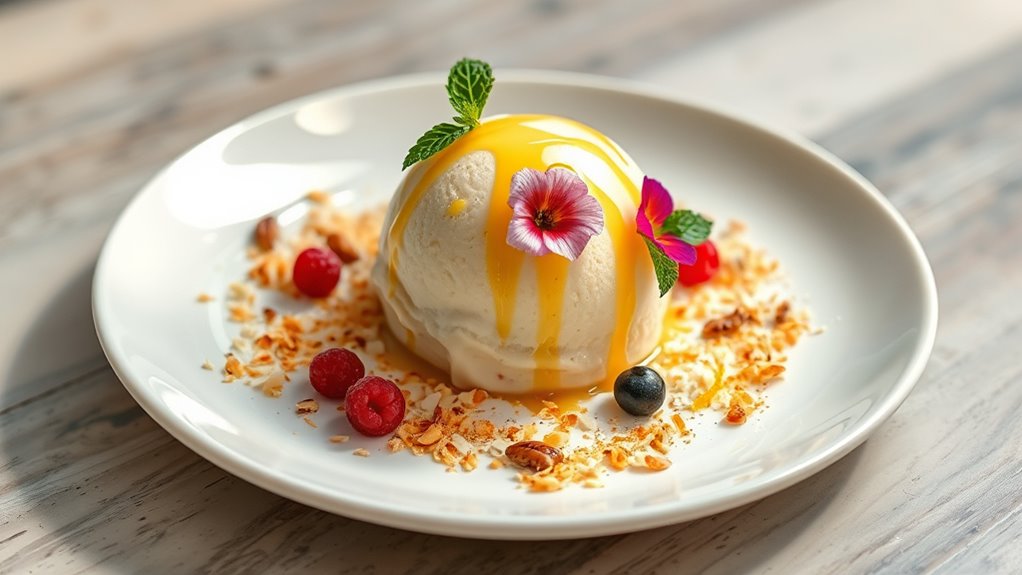 chilled cauliflower ice cream