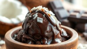 chocolate coconut ice cream
