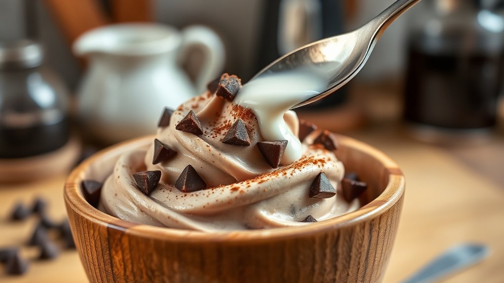 chocolate coffee custard preparation