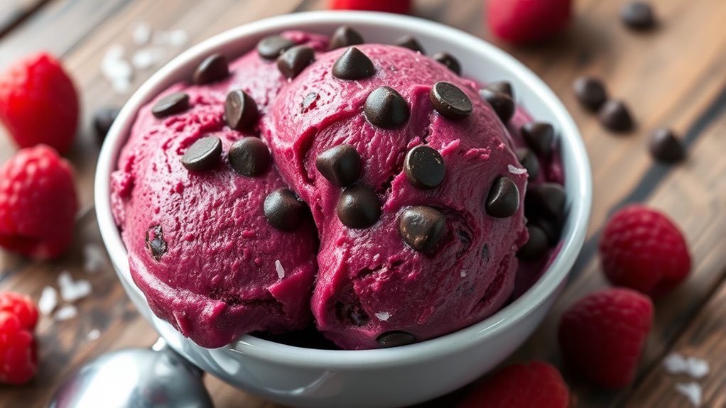 chocolate raspberry ice cream recipe
