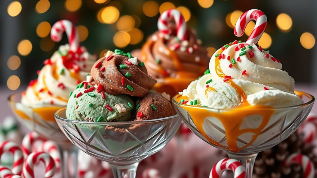 christmas themed ice cream recipes