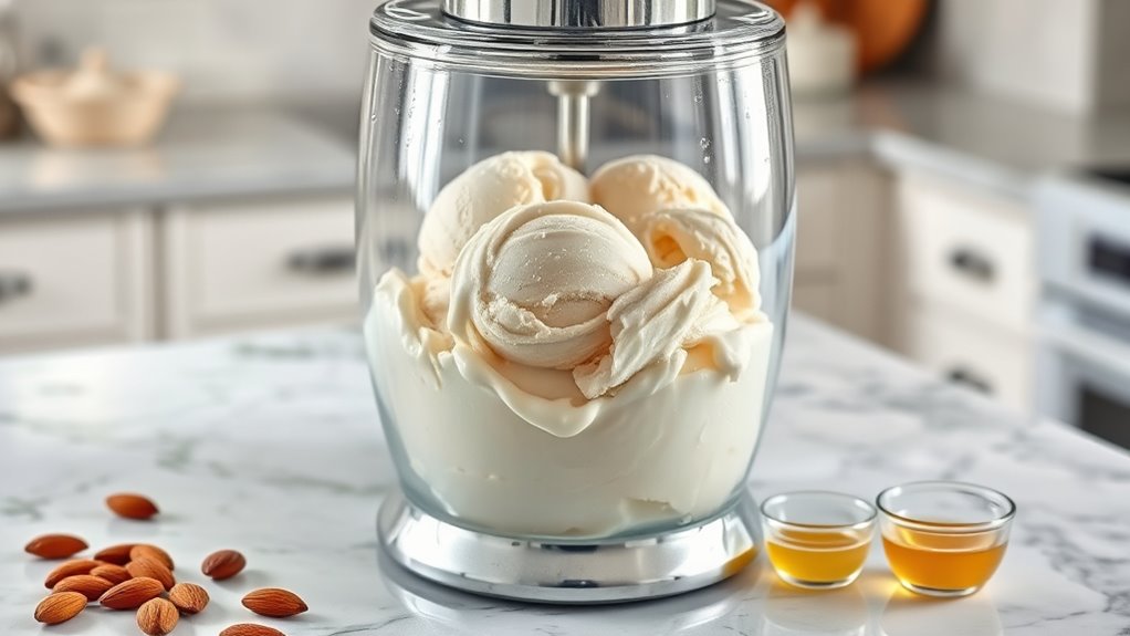 churn ice cream smoothly