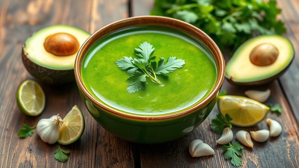 cilantro detox soup ingredients