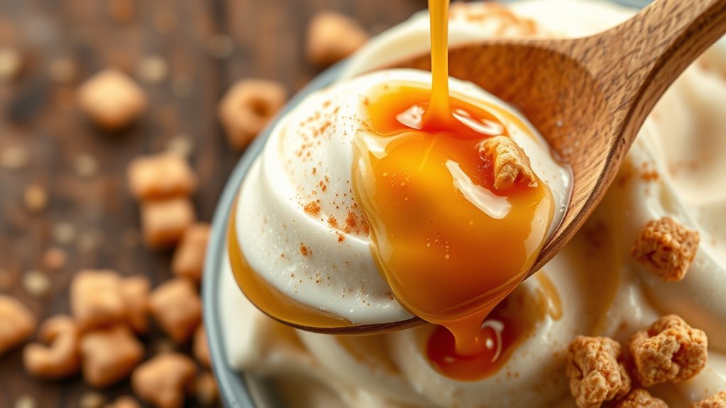 cinnamon ice cream creation