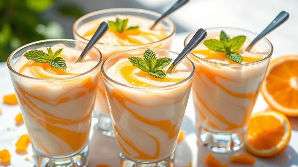 citrus layers elegant presentation