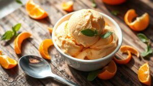 clementine flavored ice cream recipe
