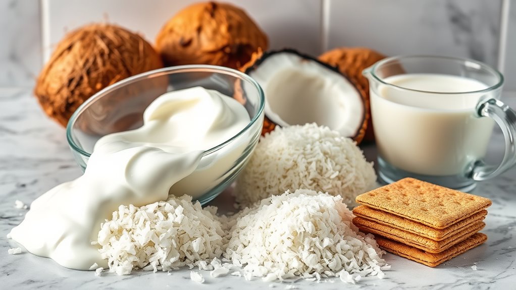 coconut cream pie ingredients