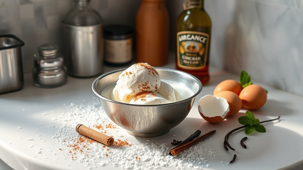 coconut custard preparation techniques