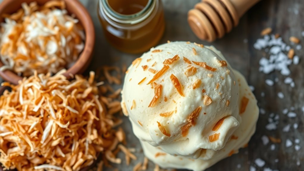coconut ice cream ingredients balanced