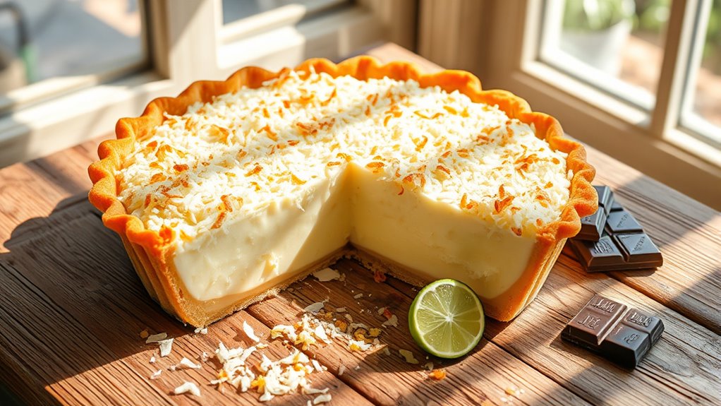 coconut pie baking instructions