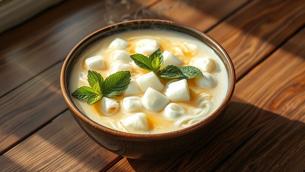 coconut sweet soup preparation