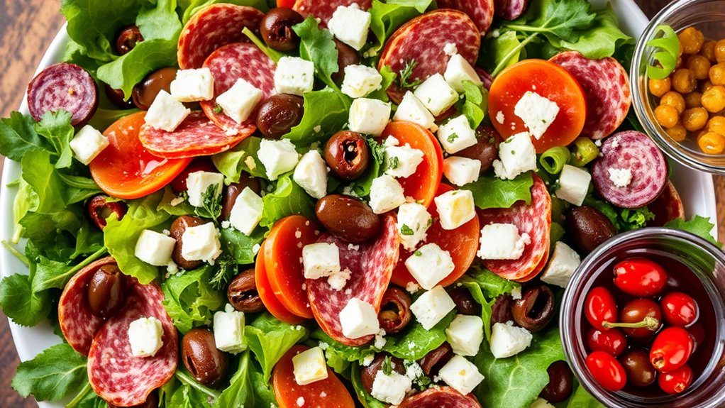 colorful salad presentation tips