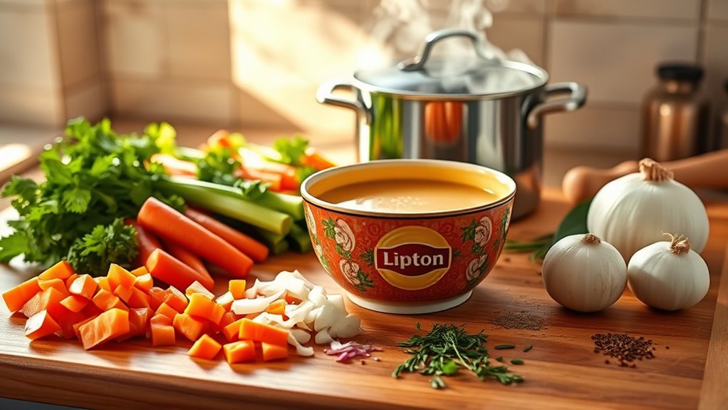 comforting chicken vegetable soup