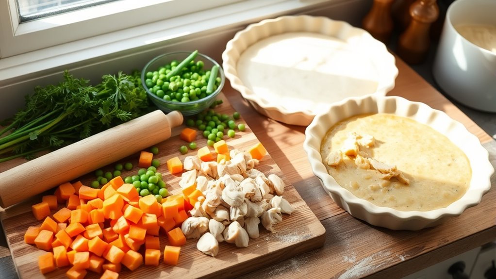 comforting pot pie preparations