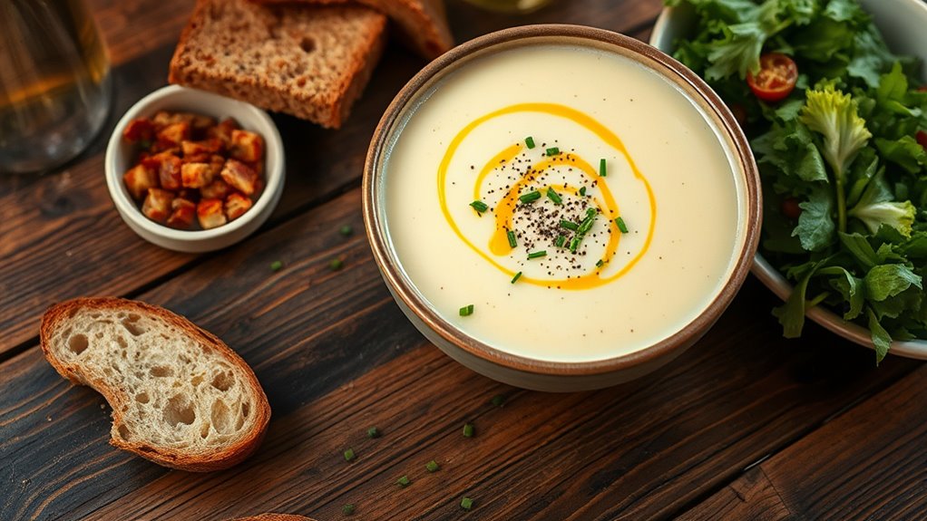 comforting soup serving suggestions