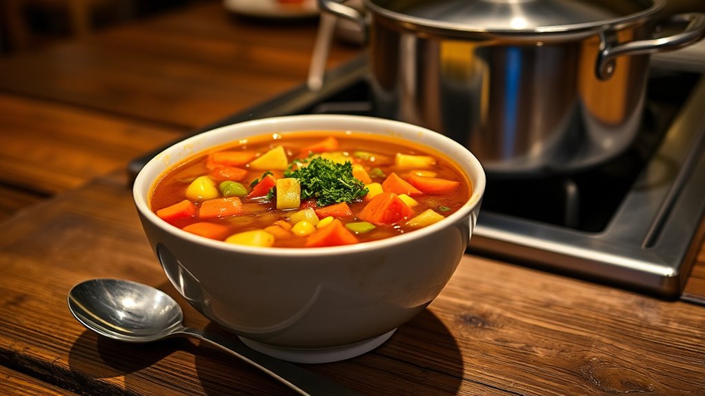 comforting vegetable soup recipe