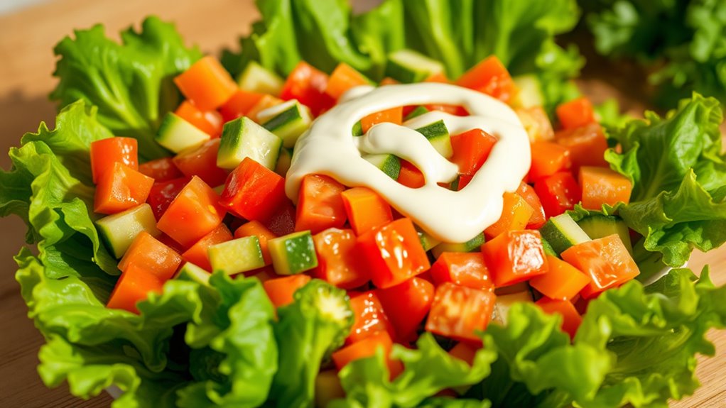 consistent veggie salad preparation
