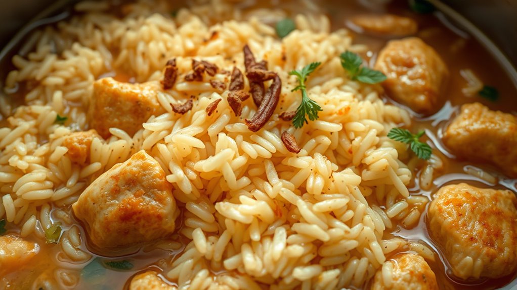 cook chicken and rice