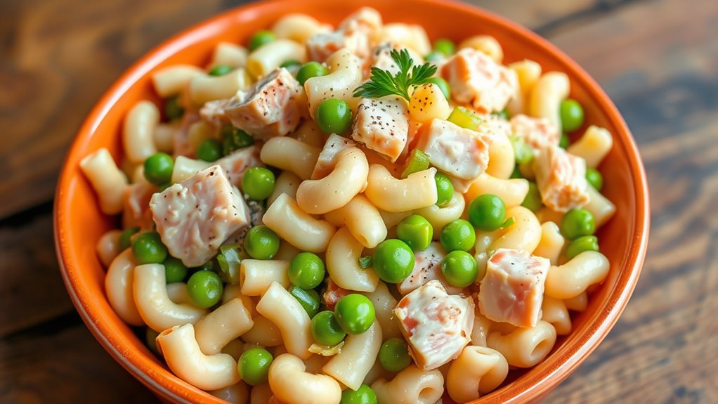 cook macaroni with tuna