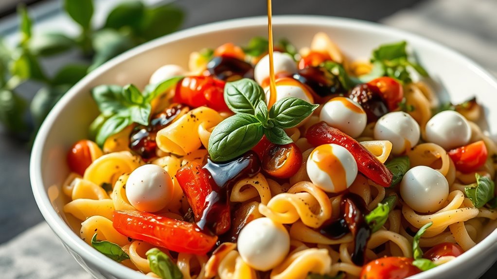 cook pasta with fresh ingredients
