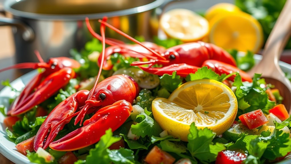 cooking crayfish with care