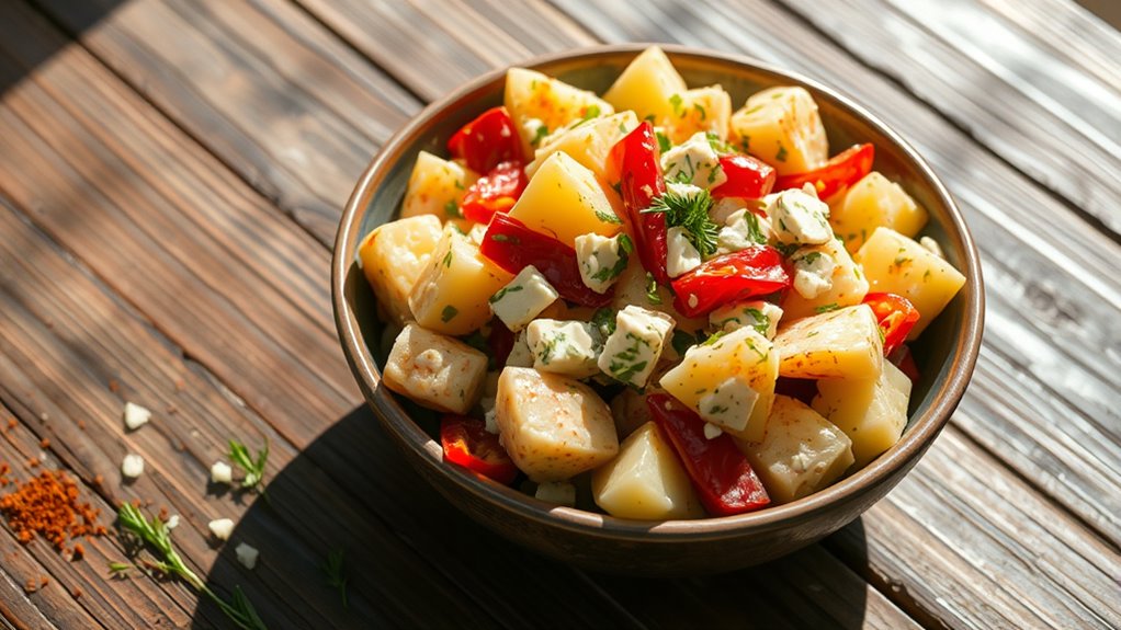 cooking perfect potato salad