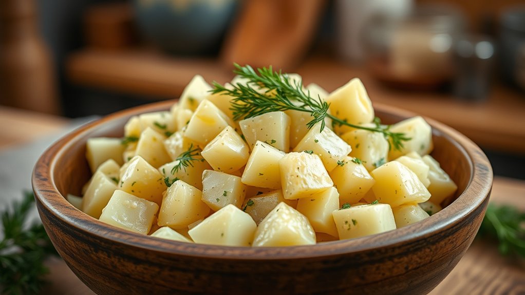 cooking tender seasoned potatoes