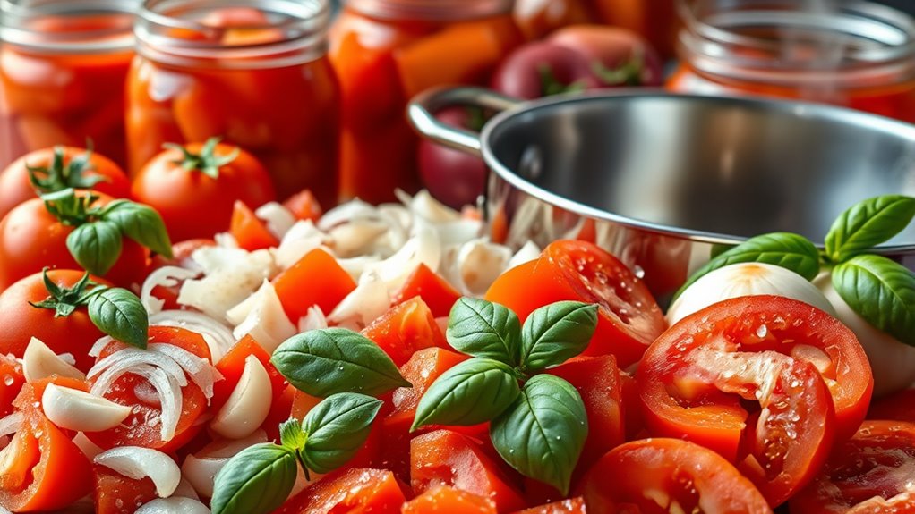 cooking with careful precision