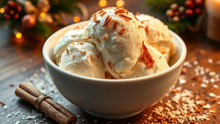 coquito flavored ice cream