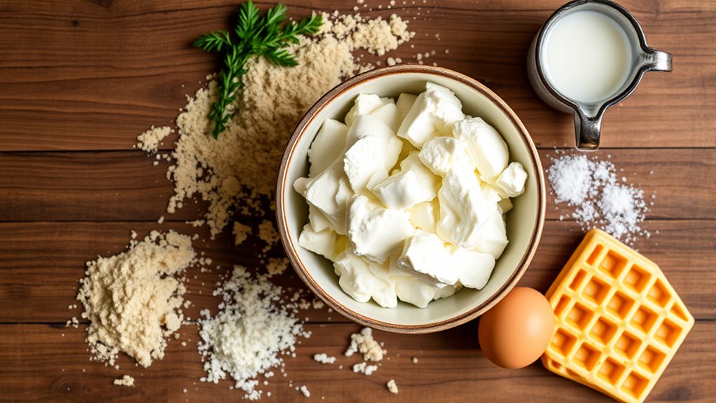 cottage cheese waffle ingredients