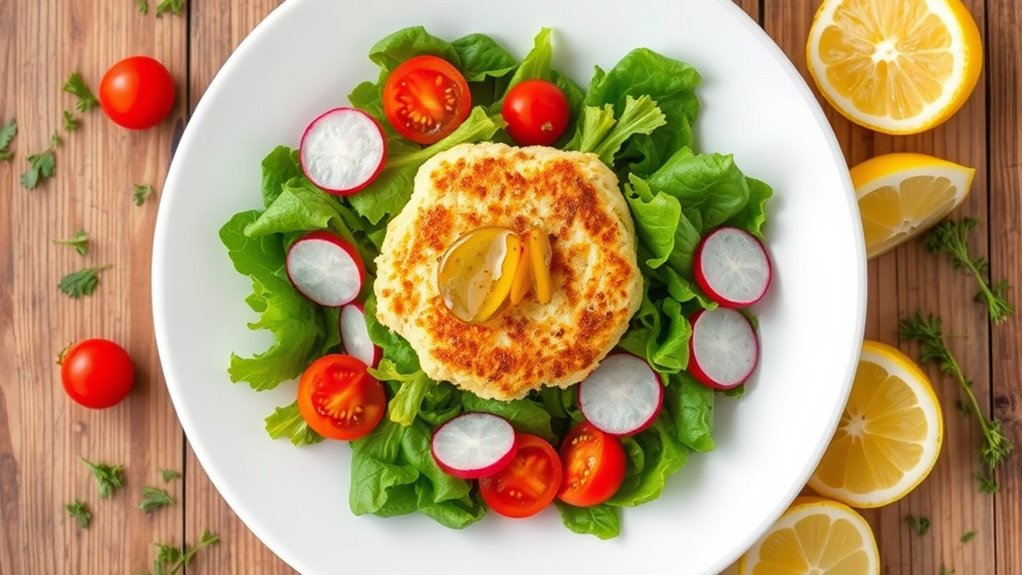 crab cake salad ingredients